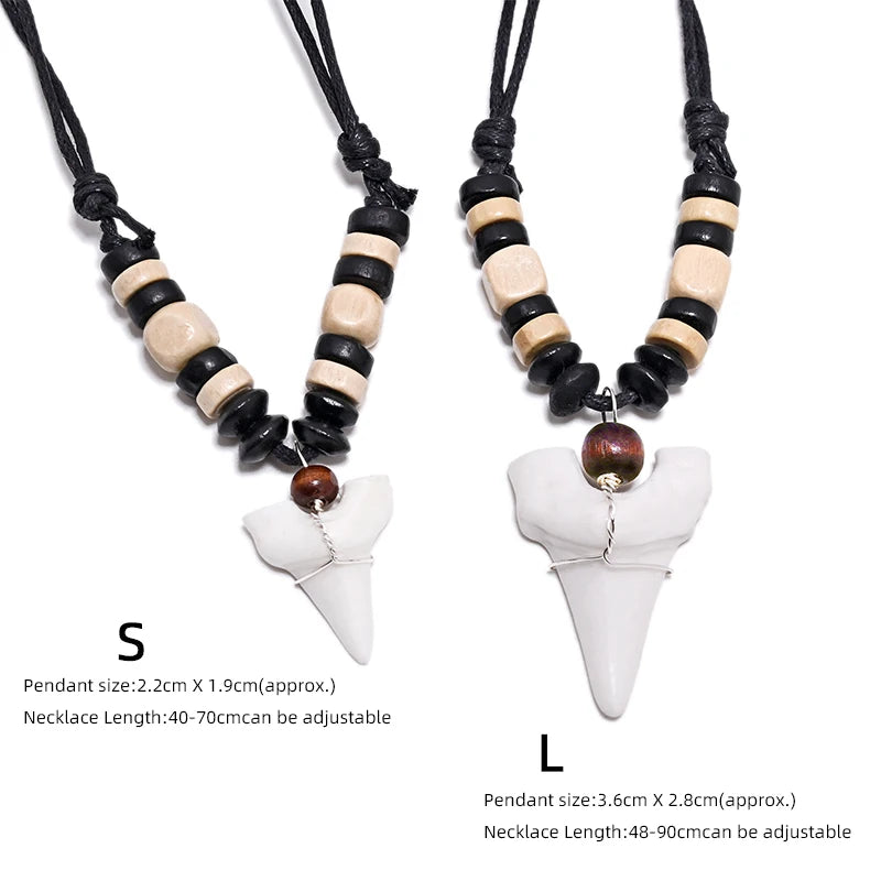 Men's Mali Necklace - Large Shark Tooth
