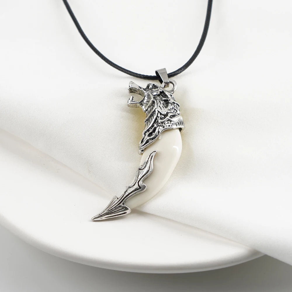 Men's Mali Necklace - Curved Fang