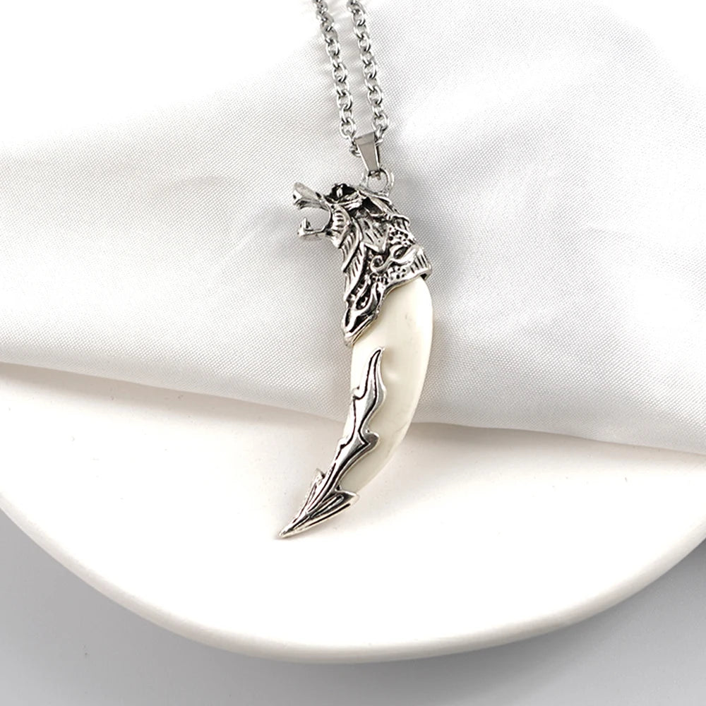 Men's Mali Necklace - Curved Fang