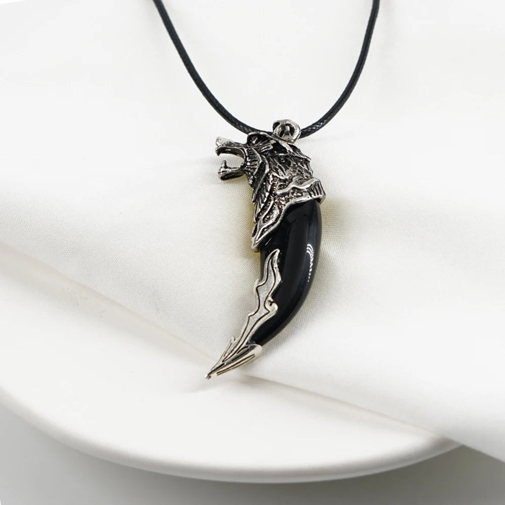 Men's Mali Necklace - Curved Fang