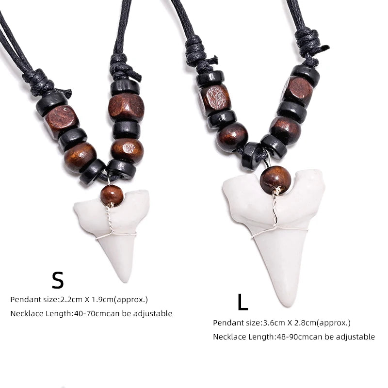 Men's Mali Necklace - Large Shark Tooth