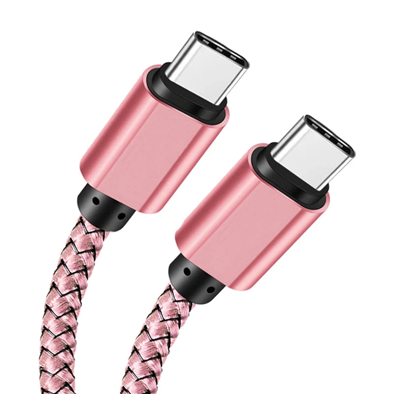 60W Fast Charger USB-C to USB-C - Apple/Android Compatible