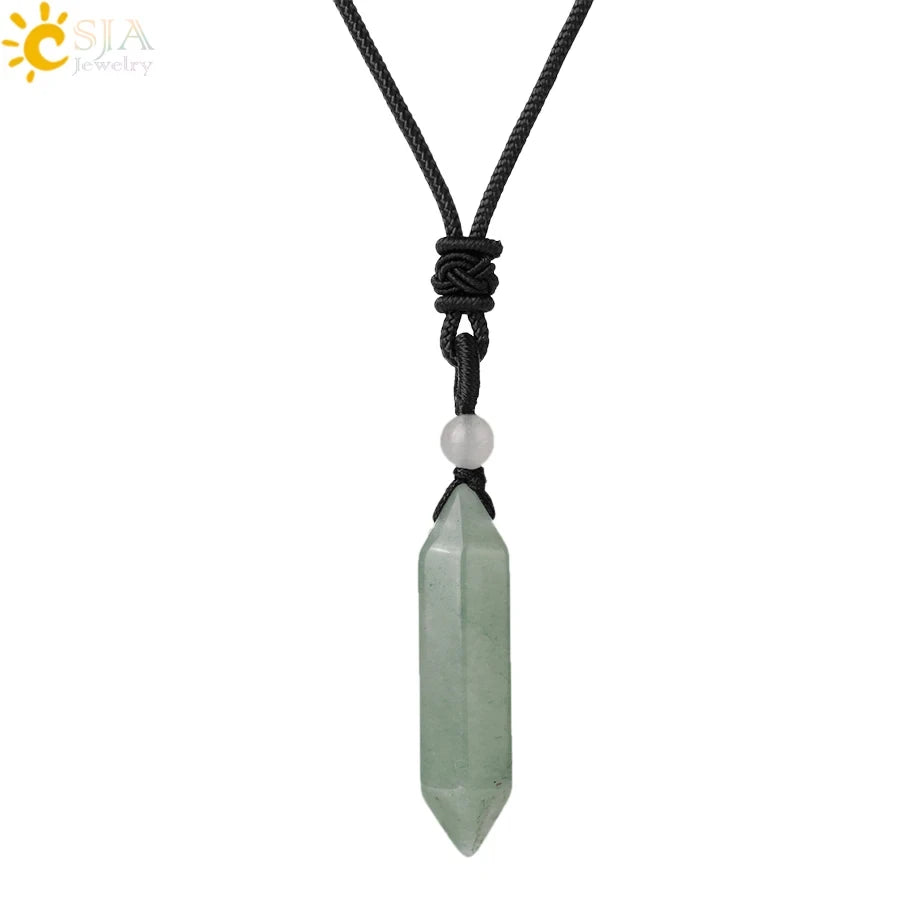 Men's Mali Necklace - Polished Stone Wolf-Shark Tooth