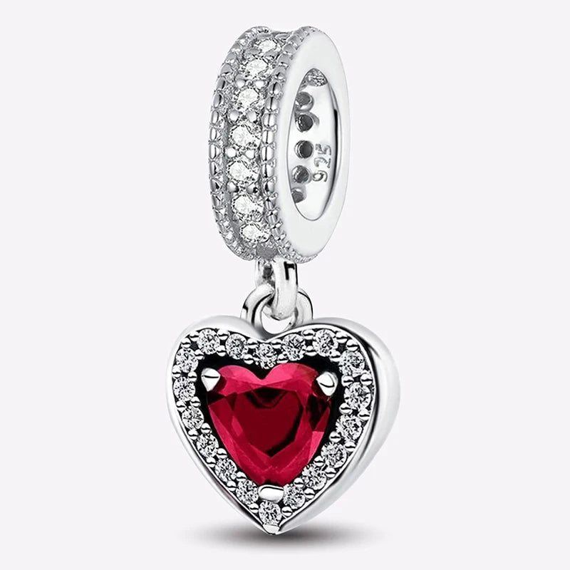 Mali Charms: Valentine's Day Set - Encrusted Green Heart