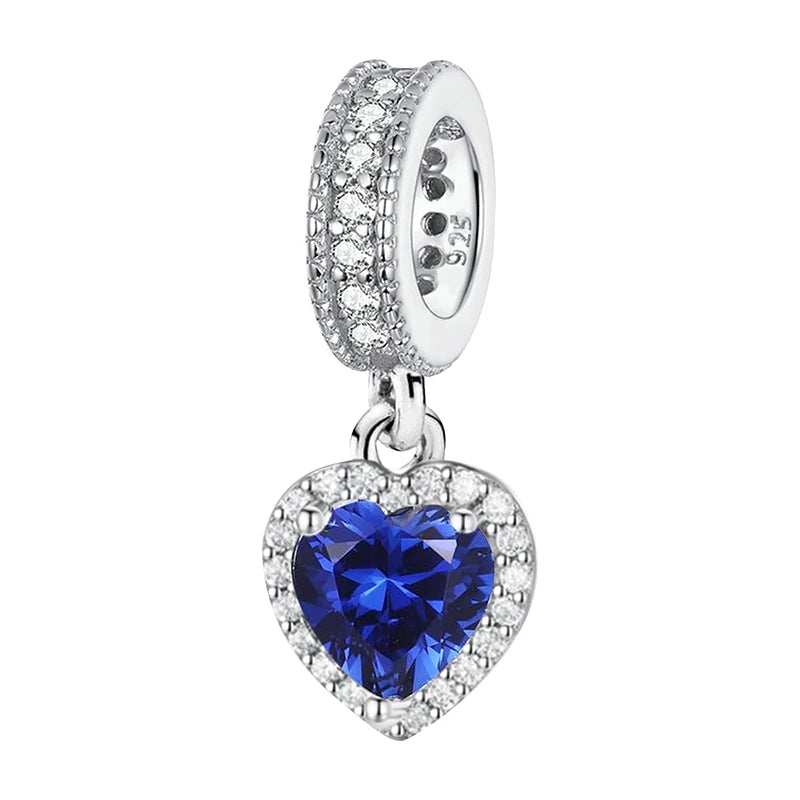 Mali Charms: Valentine's Day Set - Encrusted Blue Heart