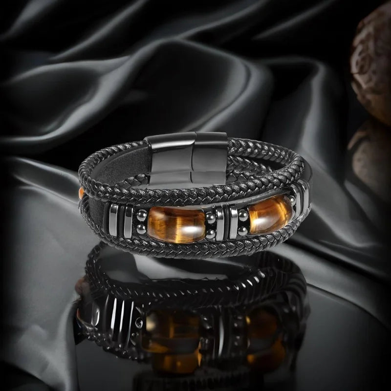 Marquis Bracelet - Tiger Eye