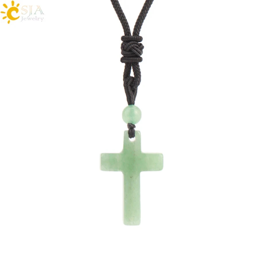 Men's Mali Necklace - Polished Stone Wolf-Shark Tooth