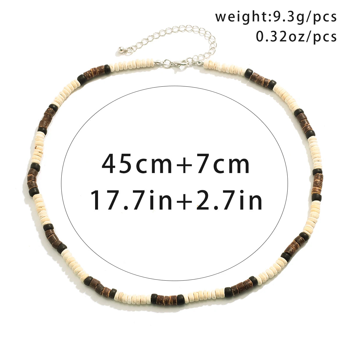 Men's Mali Necklace - Wooden Bead