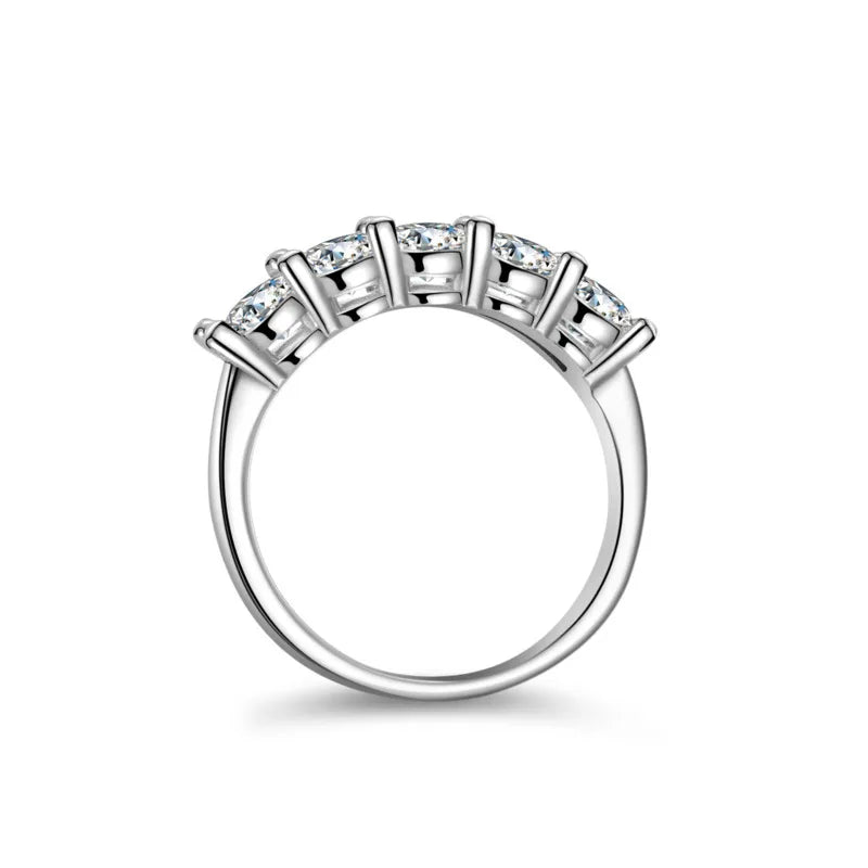Mali Rings - 1.5ct Moissanite Spring Band - Women