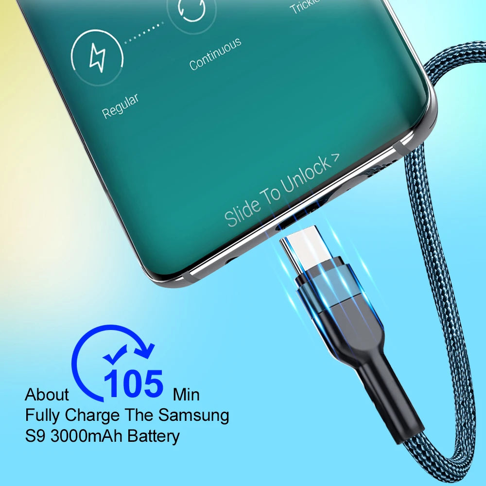 USB 2.0 Lightning Charging Cable: USB-A to USB-C