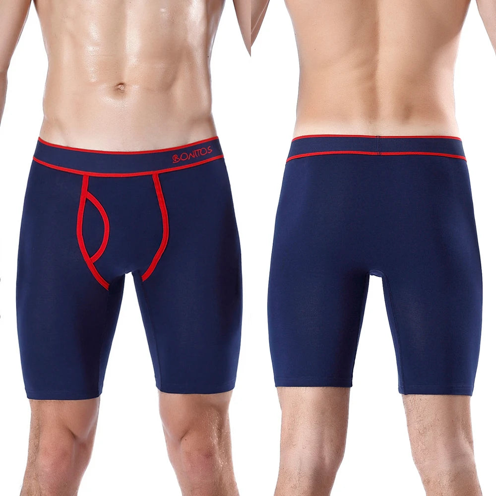 2024 New Style Cotton Fly Boxer Long Leg Underwear For Man Shorts Big Size And Panties Homme Luxury Brand Boxerhomme Underpants
