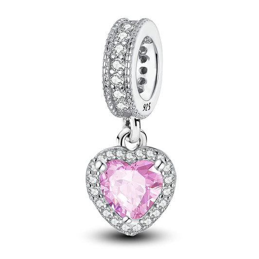 Mali Charms: Valentine's Day Set - Encrusted Pink Heart