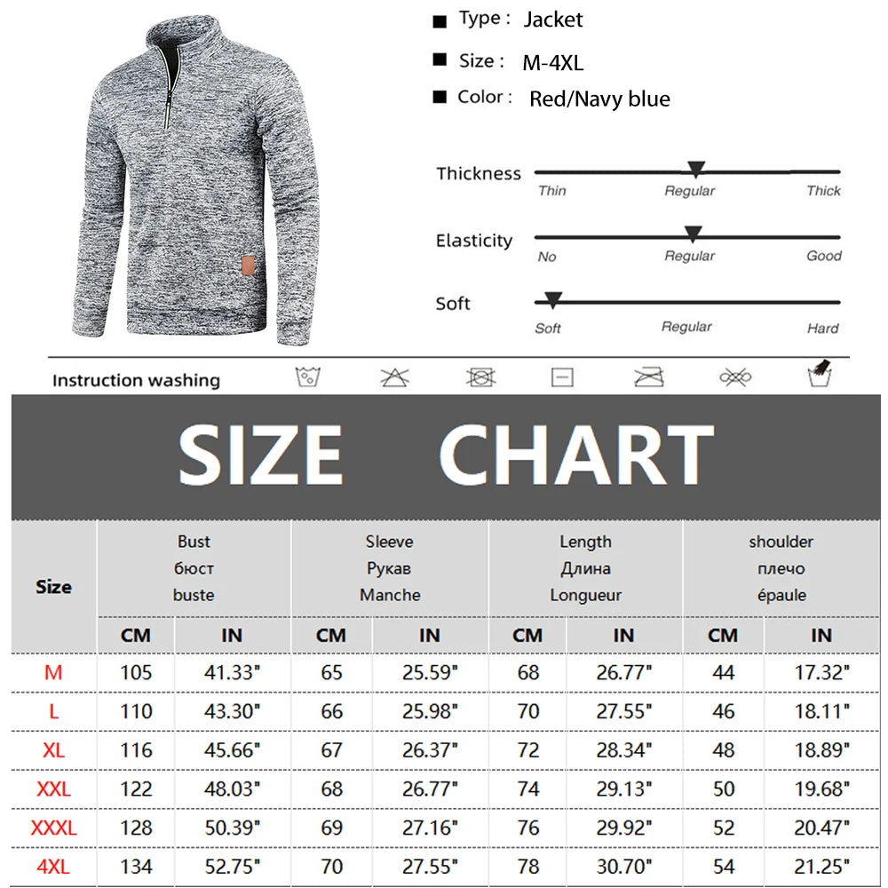 Marquis Autumn - Thick Half Zipper Pullover