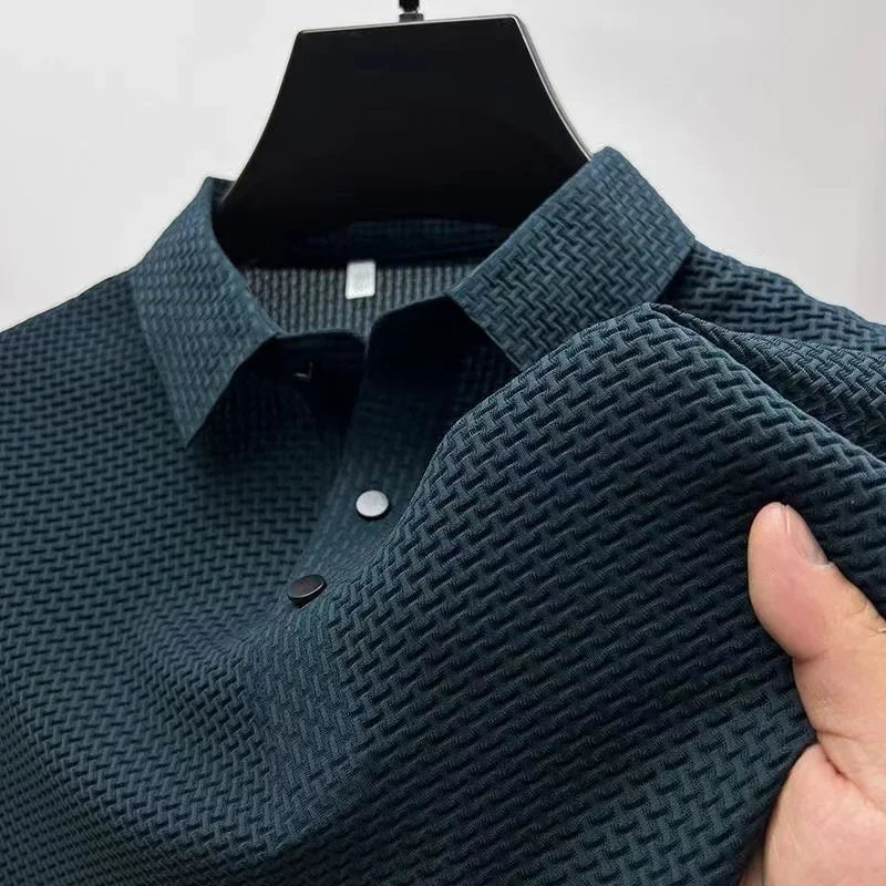 Men's Business Casual Breathable Polo