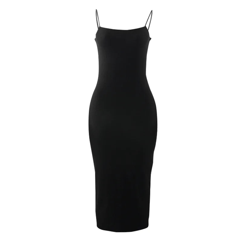 Mali Dress - Elegant Spaghetti Strap Summer Night
