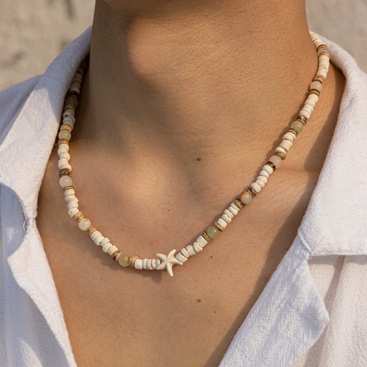 Men's Mali Necklace - Starfish Choker