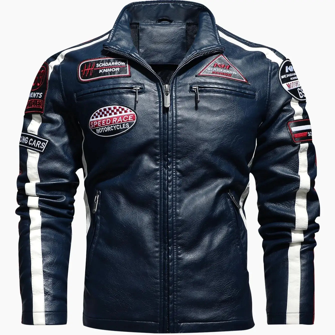 Marquis Autumn - Men's Leather Motorcycle Jacket