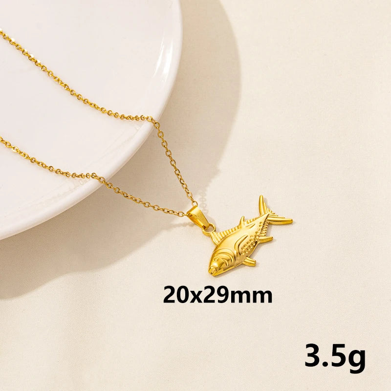 Men's Mali Necklace - Punk Shark
