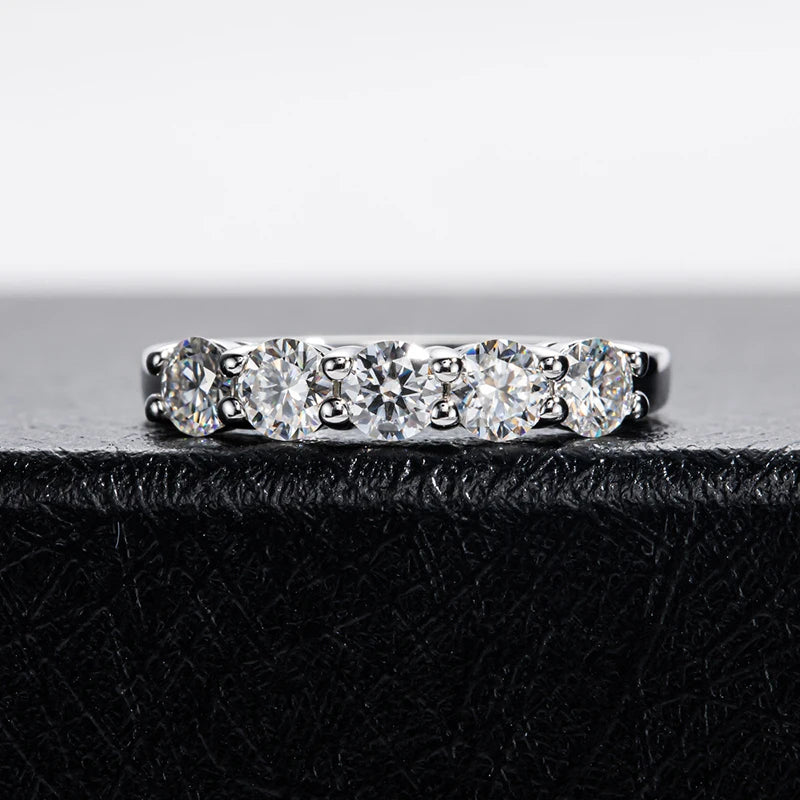 Mali Rings - 1.5ct Moissanite Spring Band - Women