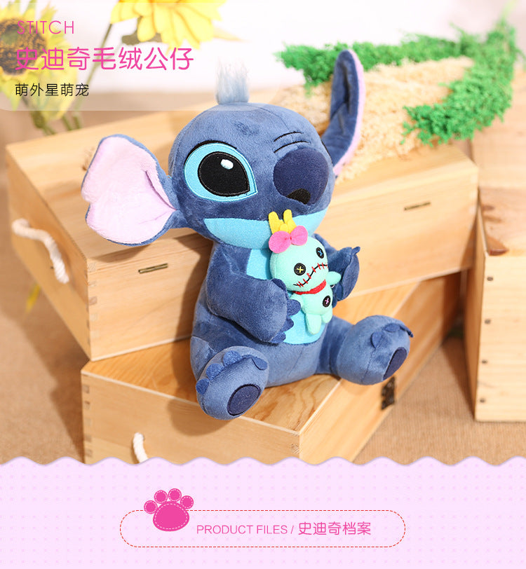 Hot Kawaii Disney Stitch Plush Doll Toys Anime Lilo & Stitch Stuffed Doll Cute Stich Plush Doll Kids Birthday Gift children toy