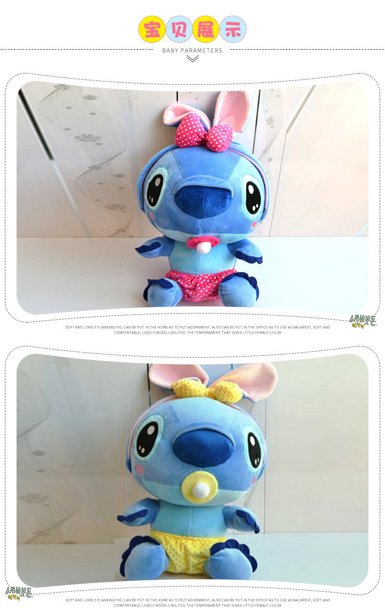 Hot Kawaii Disney Stitch Plush Doll Toys Anime Lilo & Stitch Stuffed Doll Cute Stich Plush Doll Kids Birthday Gift children toy