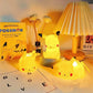 Pokemon Pikachu Night Light Glowing Children Toy Pokemon Pikachu Cute Bedside Lamp Children's Birthday Christmas Present