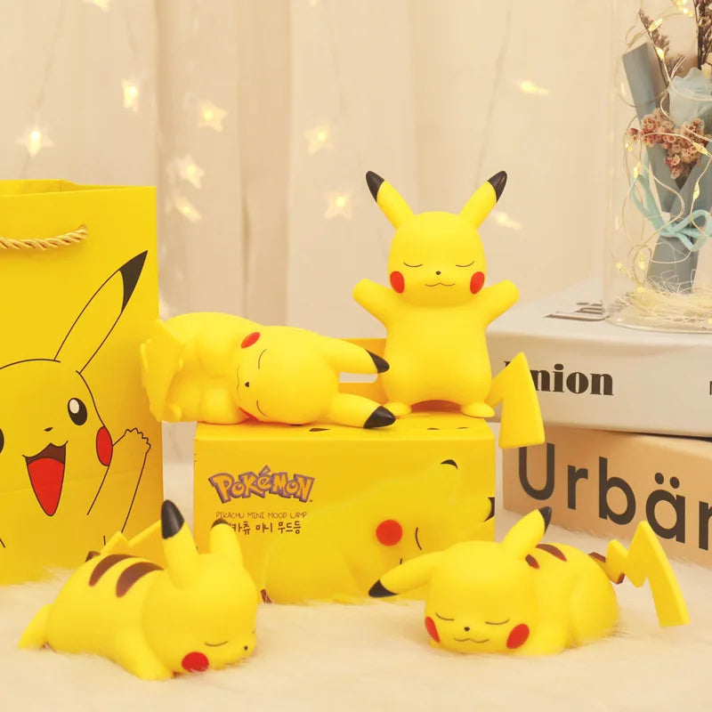 Pokemon Pikachu Night Light Glowing Children Toy Pokemon Pikachu Cute Bedside Lamp Children's Birthday Christmas Present