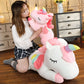 25cmKawaii Giant Unicorn Plush Toy Soft Stuffed Unicorn Soft Dolls Animal Horse Toys For Children Girl Pillow Birthday Gifts