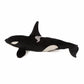 50cm-130cm Lifelike Orcinus Orca Black Whale Plush Toys Big Fish Cloth Doll Shark Stuffed Sea Animals Children Birthday Gift