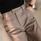 Woolen Pants Women's Harem Pencil Pants 2024 Autumn Winter High Waisted Casual Suit Pants Office Lady Women Trousers