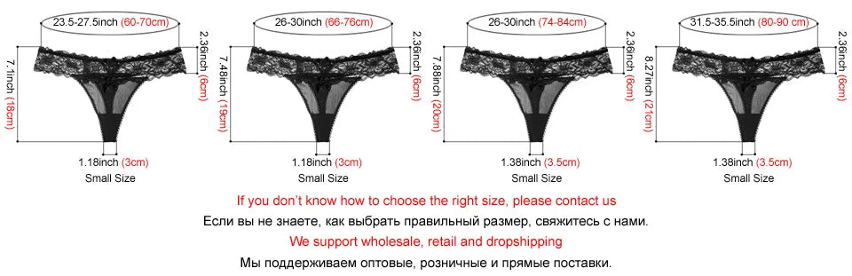 Meet'r Women Sexy Lace Panties Low-waist Underwear Thong Female G String Breathable Lingerie Temptation Embroidery Intimates