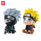 9.5cm Anime Figure Uzumaki Naruto Kakashi Uchiha Sasuke Itachi Kawaii Toy Q Figural Car Decoration PVC Model Gift