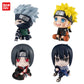 9.5cm Anime Figure Uzumaki Naruto Kakashi Uchiha Sasuke Itachi Kawaii Toy Q Figural Car Decoration PVC Model Gift