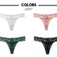 Meet'r Women Sexy Lace Panties Low-waist Underwear Thong Female G String Breathable Lingerie Temptation Embroidery Intimates