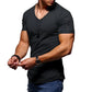 Men's V-Neck Fitness T-Shirt Color Set 2