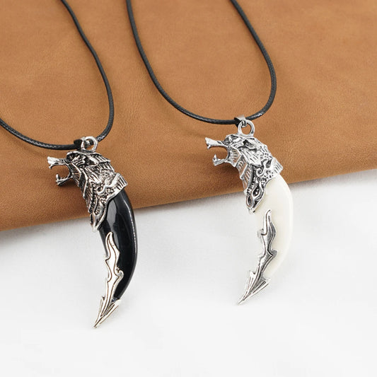 Men's Mali Necklace - Curved Fang