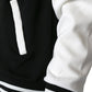 Black White Solid Color Jacket Loose Oversized Clothes Casual Men Baseball Clothes Personality Street Coat Warm Fleece Jackets