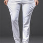 Men White Jeans Fashion Casual Classic Style Slim Fit Soft Trousers Male Brand Advanced Stretch Pants