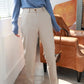 Woolen Pants Women's Harem Pencil Pants 2024 Autumn Winter High Waisted Casual Suit Pants Office Lady Women Trousers