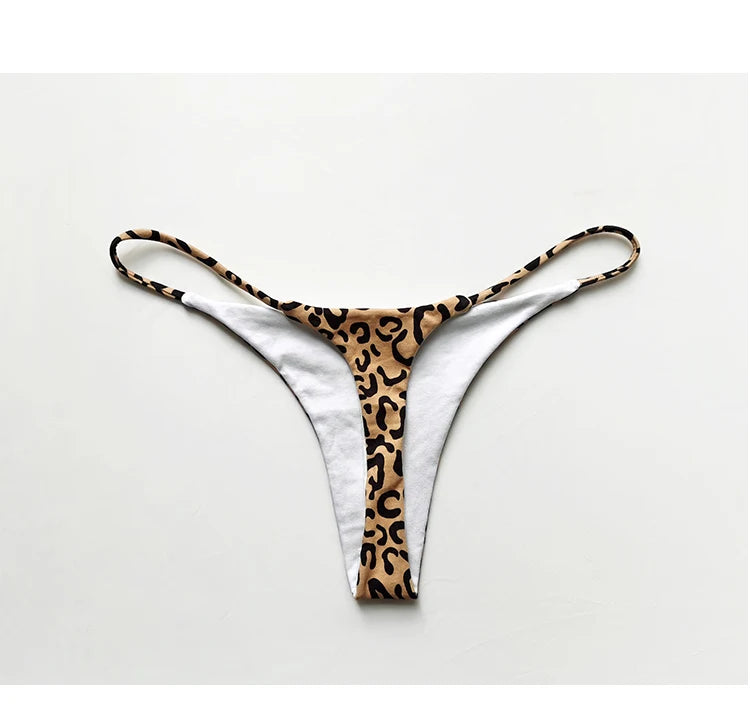 Cotton G String Leopard Women Panties Sexy Briefs Thong Low Waist T-back Bikini Underwear Seamless Femlae Lingerie Size S-XXL