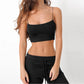 Y2K Camisole Backless and Cropped Halter Top