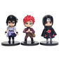 Hot 12pcs/set Anime Naruto Shippuden Hinata Sasuke Itachi Kakashi Gaara anime figure Q Version PVC Figures Toys Dolls Kid Gift