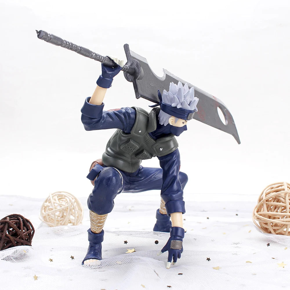 Anime Naruto Hatake Kakashi Figures NARUTO Accessories Action Figure Model Doll Cartoon Kids Children Toys Cool Birthday Gifts