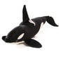 50cm-130cm Lifelike Orcinus Orca Black Whale Plush Toys Big Fish Cloth Doll Shark Stuffed Sea Animals Children Birthday Gift