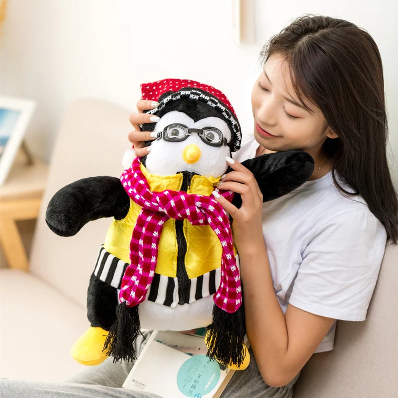 2Sizes Friends Joey's Friend Hugsy Plush Toys Cute Penguin Rachel Stuffed Dolls Toys for Children Kids Birthday Christmas Gift