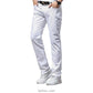 Men White Jeans Fashion Casual Classic Style Slim Fit Soft Trousers Male Brand Advanced Stretch Pants