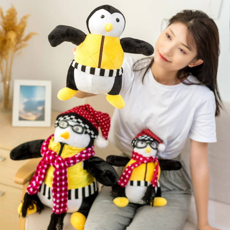 2Sizes Friends Joey's Friend Hugsy Plush Toys Cute Penguin Rachel Stuffed Dolls Toys for Children Kids Birthday Christmas Gift