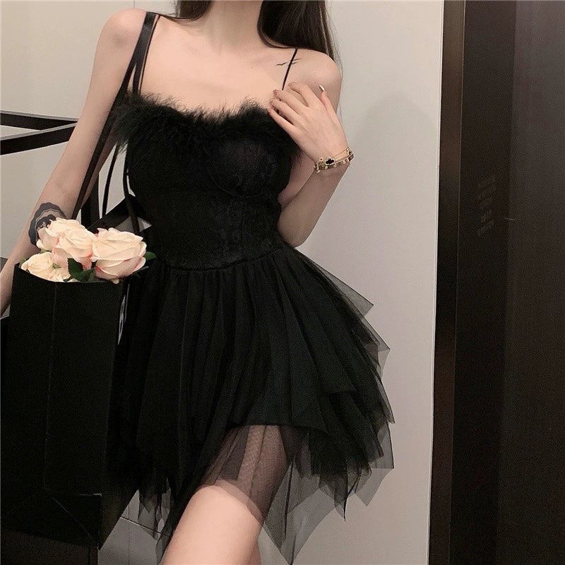 Sexy Birthday Party Slip Dress Evening Dress