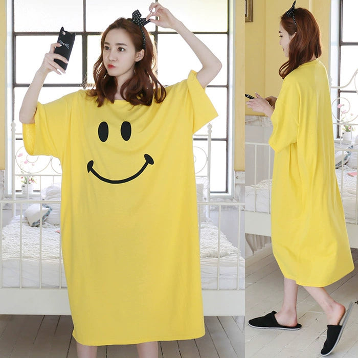 Modal Korean Style Cotton Princess Maternity Student Nightdress