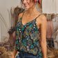 Diramon Sexy European-Style V-neck Printed Camisole